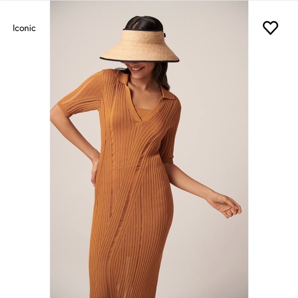 Helen Kaminski Mita Raffia Visor - Picture 7 of 8